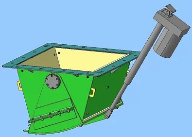 Затвор челюстной 3Ч-600х600-МЭП 